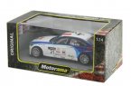 1:24 Scale White-Blue Motorama Diecast BMW 320 Model