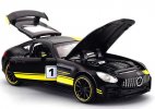 Black 1:32 Scale Kids Diecast Mercedes Benz AMG GT Car Toy