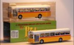 Yellow-white NO.68 London Singledecker Bus Model