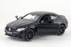 1:36 Scale Kids Black Diecast Mercedes Benz C63 S AMG Coupe Toy