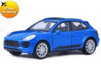 Kid Black / White / Blue 1:36 Diecast Porsche Macan Turbo Toy