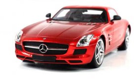 Kids Black / Red 1:14 Scale R/C Mercedes-Benz SLS Toy