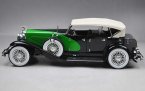 1:18 Scale Red / Green Diecast 1934 Duesenberg Model