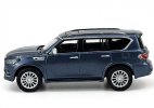 1:64 Scale Blue /Champagne Diecast 2020 Infiniti QX80 SUV Model