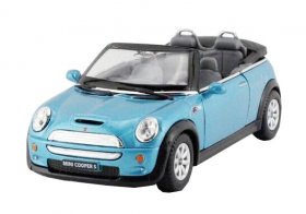 Yellow / Silver / Red / Blue 1:36 Kid Diecast Mini Cooper S Toy