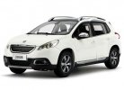 Red / White / Brown 1:18 Scale Diecast Peugeot 2008 SUV Model