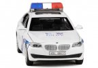 Black / White 1:32 Scale Police Diecast BMW 535i Toy