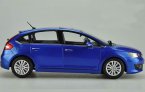 Red / Blue 1:18 Diecast Citroen C-Quatre Model