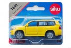 Mini Scale Yellow SIKU 1440 Diecast Toyota Land Cruiser Toy