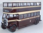 1:76 Scale Alloy Made Kids Double Decker Bus Model