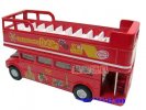 Pull-Back Kids Red Dublin City Sightseeing Double-decker Bus Toy