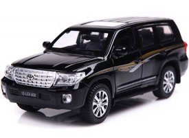 White / Black / Blue 1:32 Kids Diecast Toyota Land Cruiser Toy