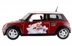 1:24 Scale Red MaiSto Diecast Mini Cooper Model