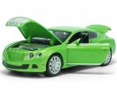 Green / Orange / White / Purple Diecast Bentley Continental Toy