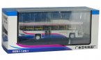 1:76 Scale White Rv-model GuangZhou City Bus Model