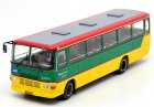 Yellow-Green 1:64 Huanghe BK652 Diecast Beijing City Bus Model