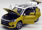 Yellow / Orange 1:18 Scale Diecast 2016 BYD Song SUV Model