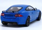 1:18 Scale Autoart Silver / Blue Diecast Jaguar XKR-S Model