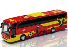 Red Kids Spain National Football Team Diecast Coach Bus Toy