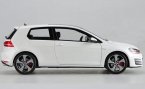 White / Gray 1:18 Scale Norev Diecast VW Golf GTI Model