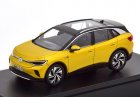 1:43 Scale Yellow Norev Diecast 2021 VW ID.4 SUV Model