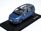 Blue / Brown 1:43 Scale Diecast VW New Touran L Model