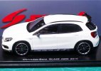 White 1:43 Scale Spark Diecast Mercedes Benz GLA 45 AMG Model