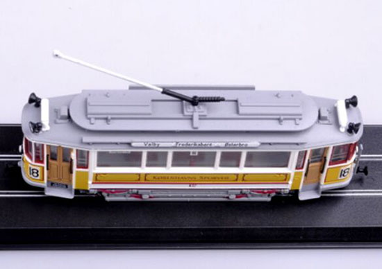 Yellow 1:87 Scale Altas Motorvogn nr 437Scandia 1918 Tram Model ...