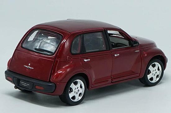 124 Scale Wine Red Maisto Diecast Chrysler Pt Cruiser Model Nb2t572