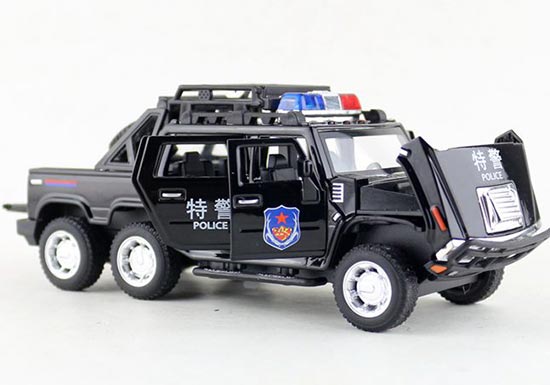 Kids 1:32 Scale Police Diecast Hummer H2 Pickup Truck Toy [NB4T201 ...