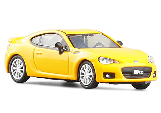 1:64 Scale Blue / White / Yellow Diecast 2019 Subaru BRZ Toy [NB4T380 ...