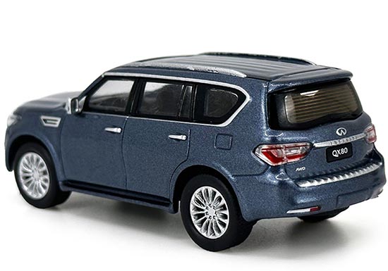 1:64 Scale Blue /Champagne Diecast 2020 Infiniti QX80 SUV Model ...