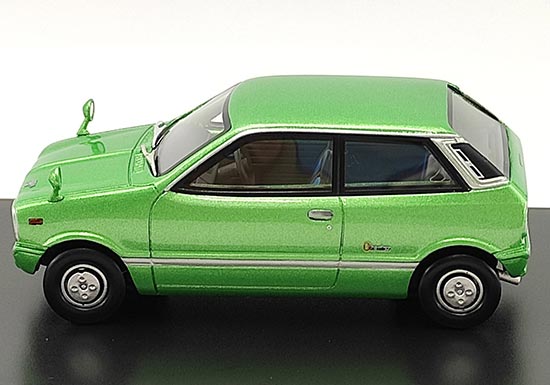 1:43 Scale Hi-Story Green Resin 1973 Mazda Chantez GF II Model