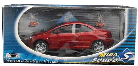 Solido 1/18 - Peugeot 307 Cc Silver B